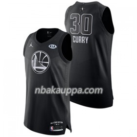 Golden State Warriors Stephen Curry 30 2018 Kaikki tähti Jordan Brand Musta Pelipaidat Swingman - Miesten